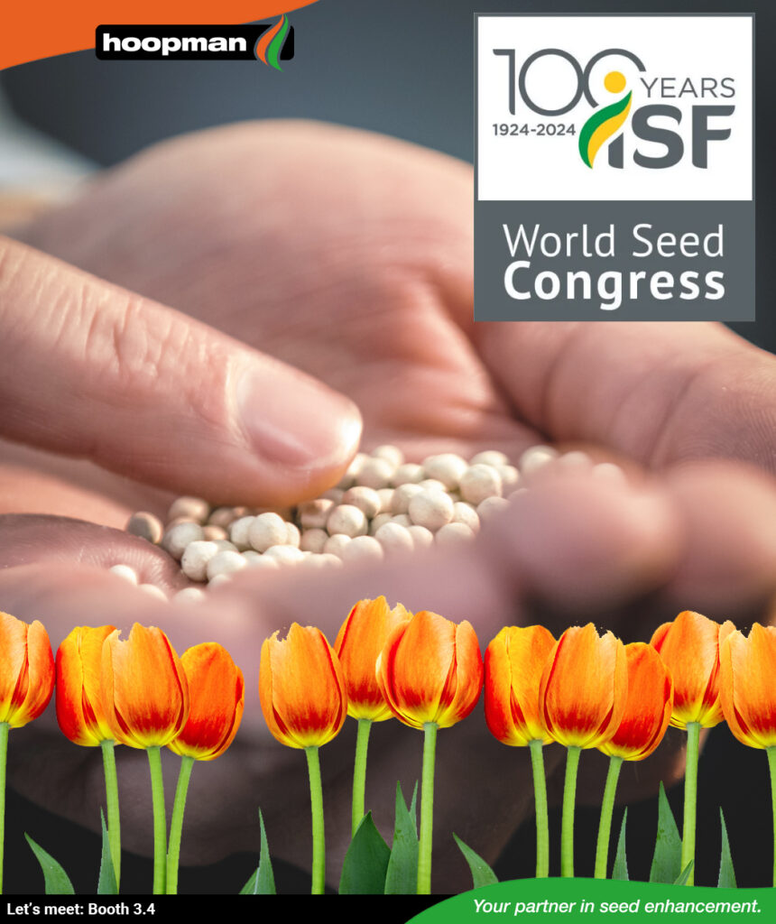 Meet us at ISF World Seed Congress 2024 Hoopman Equipment & Engineering